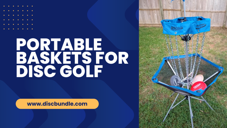 3 Portable Baskets For Putters Disc Golf